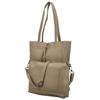 Dámský set kabelek béžový - Paolo bags Marika