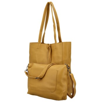 Dámský set kabelek žlutý - Paolo bags Marika