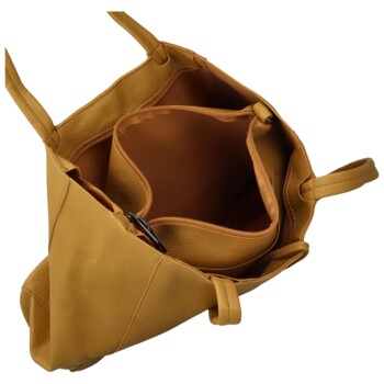 Dámský set kabelek žlutý - Paolo bags Marika
