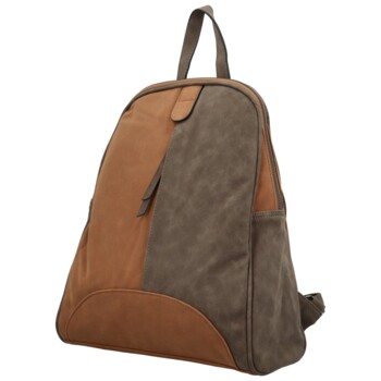 Dámský kabelko/batůžek hnědý - Paolo bags Kavaya