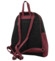 Dámský kabelko/batůžek černo/růžový - Paolo bags Kavaya
