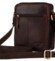Pánská kožená crossbody taška hnědá - Peterson Lauris
