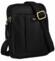 Pánská kožená crossbody taška černá - Peterson Owen