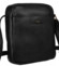 Pánská kožená crossbody taška černá - Peterson Wyatt