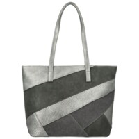 Dámská kabelka na rameno tmavě stříbrná - Firenze Isabella