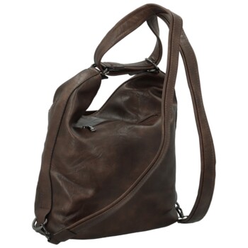 Dámský kabelko/batoh coffee - Romina & Co Bags Aglaia