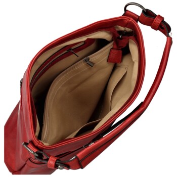 Dámská kabelka na rameno červená - Romina & Co Bags Elisa