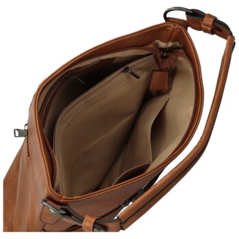 Dámská kabelka na rameno hnědá - Romina & Co Bags Elisa
