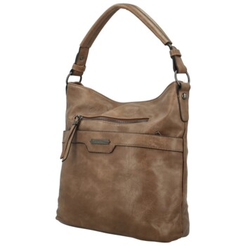 Dámská kabelka na rameno tmavě béžová - Romina & Co Bags Elisa