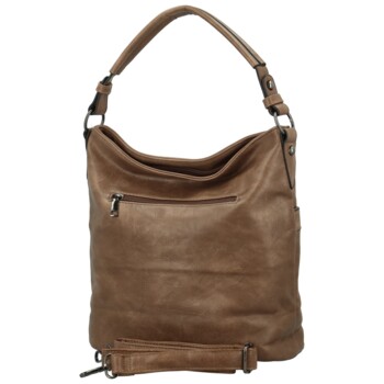 Dámská kabelka na rameno tmavě béžová - Romina & Co Bags Elisa