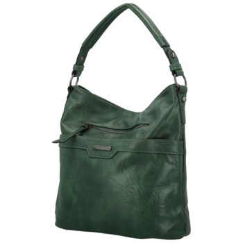Dámská kabelka na rameno tmavě zelená - Romina & Co Bags Elisa