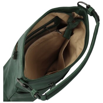 Dámská kabelka na rameno tmavě zelená - Romina & Co Bags Elisa