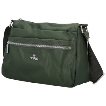 Dámská crossbody kabelka tmavě zelená - Coveri Oljana