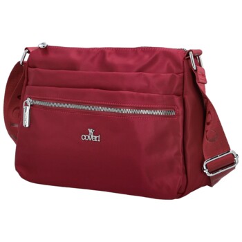 Dámská crossbody kabelka vínová - Coveri Oljana