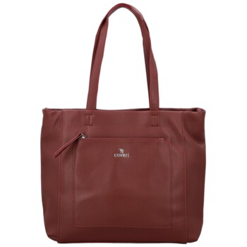 Dámská kabelka na rameno vínová - Coveri Eniola