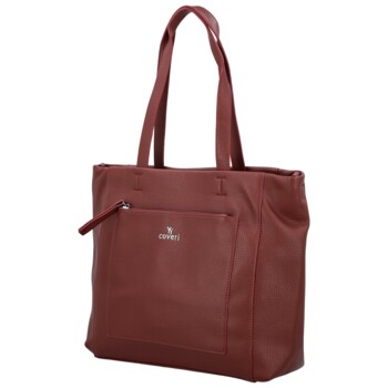 Dámská kabelka na rameno vínová - Coveri Eniola