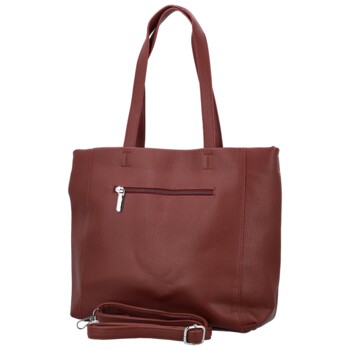 Dámská kabelka na rameno vínová - Coveri Eniola