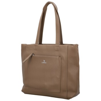 Dámská kabelka na rameno tmavě béžová - Coveri Eniola