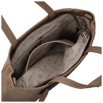 Dámská kabelka na rameno tmavě béžová - Coveri Eniola