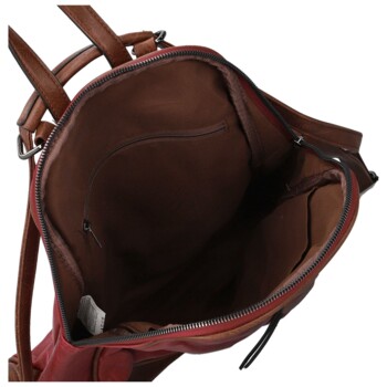 Dámský kabelko/batůžek vínový - Coveri Logann