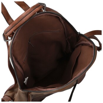 Dámský kabelko/batůžek tmavě béžový - Coveri Logann