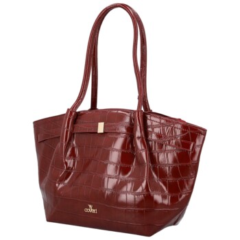 Dámská kabelka na rameno vínová - Coveri Rosica