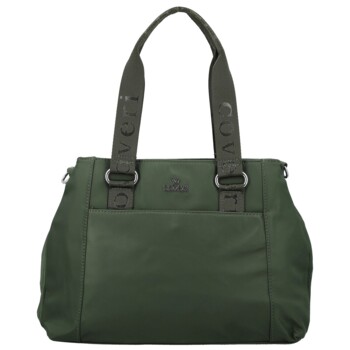 Dámská kabelka do ruky tmavě zelená - Coveri Fabricie