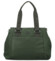 Dámská kabelka do ruky tmavě zelená - Coveri Fabricie