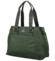 Dámská kabelka do ruky tmavě zelená - Coveri Fabricie
