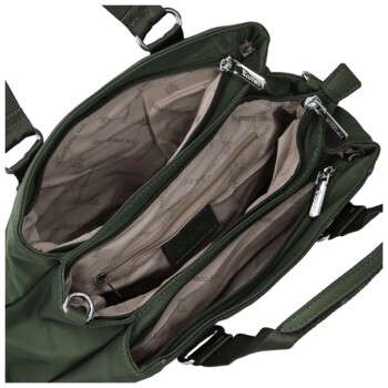 Dámská kabelka do ruky tmavě zelená - Coveri Fabricie