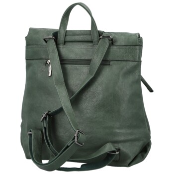 Dámský kabelko/batoh tmavě zelený - Coveri Jacek