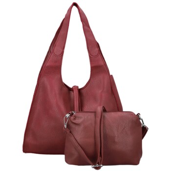 Dámský set kabelek vínový - Coveri Felixa