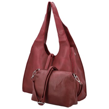 Dámský set kabelek vínový - Coveri Felixa