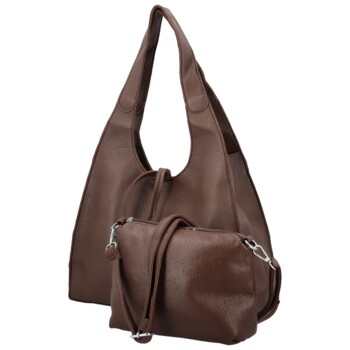 Dámský set kabelek coffee - Coveri Felixa