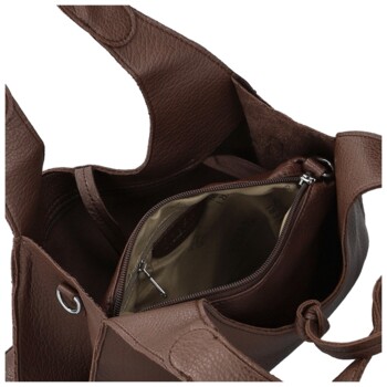 Dámský set kabelek coffee - Coveri Felixa