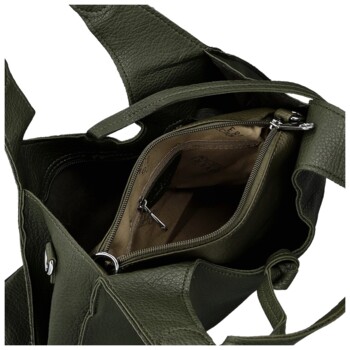 Dámský set kabelek tmavě zelený - Coveri Felixa