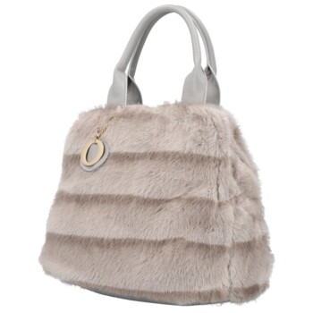 Dámská kabelka do ruky béžovo/šedá - Firenze Zita