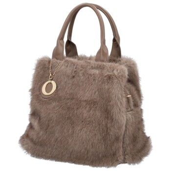 Dámská kabelka do ruky hnědo/šedá - Firenze Zita