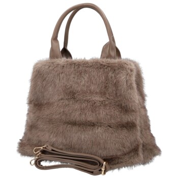 Dámská kabelka do ruky hnědo/šedá - Firenze Zita