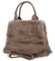 Dámská kabelka do ruky hnědo/šedá - Firenze Zita