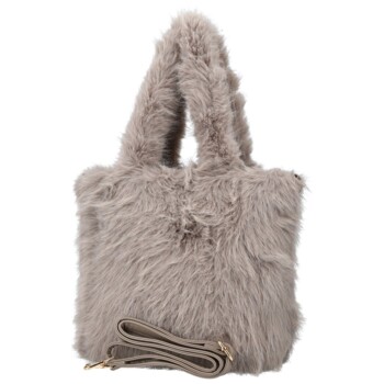 Dámská kabelka do ruky světle šedá - Firenze Donna