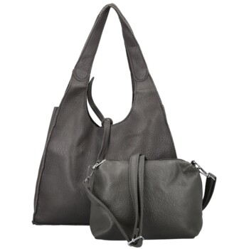 Dámský set kabelek tmavě šedý - Coveri Felixa