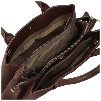 Dámská kabelka do ruky coffee - Coveri Belle