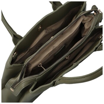 Dámská kabelka do ruky tmavě zelená - Coveri Belle