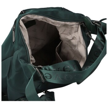 Dámský kabelko/batoh tmavě zelený - Coveri Velixa