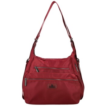 Dámský kabelko/batoh tmavě červený - Coveri Velixa