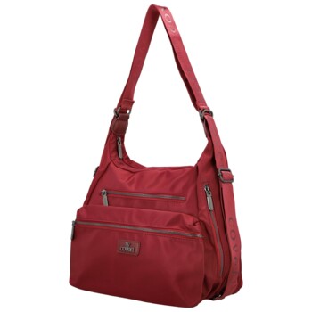 Dámský kabelko/batoh tmavě červený - Coveri Velixa