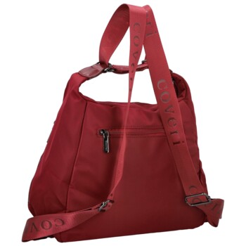 Dámský kabelko/batoh tmavě červený - Coveri Velixa