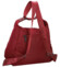 Dámský kabelko/batoh tmavě červený - Coveri Velixa