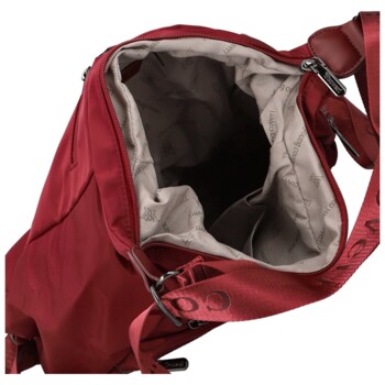 Dámský kabelko/batoh tmavě červený - Coveri Velixa